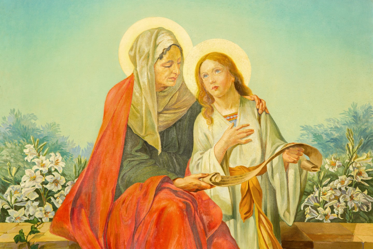 Sainte Anne, Figure Sainte de la tradition chrétienne